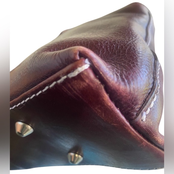 Vera Pelle | Authentic Italian Leather Shoulder Bag | Purple | EUC - Picture 11 of 12